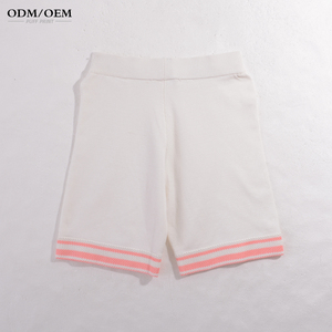 Maglione lavorato a maglia personalizzata <span class=keywords><strong>vestiti</strong></span> <span class=keywords><strong>estivi</strong></span> da <span class=keywords><strong>donna</strong></span> due pezzi Set di Shorts comodi maglia di <span class=keywords><strong>cotone</strong></span> uncinetto 2 pezzi maglione - Product Image 4