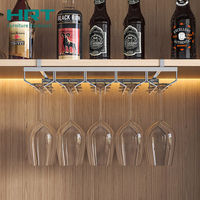 Support à Verres à Vin Flottant 4 Niveaux en Acier Inoxydable 304 Personnalisé OEM ODM pour Quincaillerie de Meuble