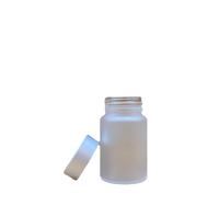Bouteille en verre dépoli pour infusions, soins de santé, médicaments, pilules, vitamines, capsules, avec bouchon à vis, 60, 100, 120, 150 ml, Australie