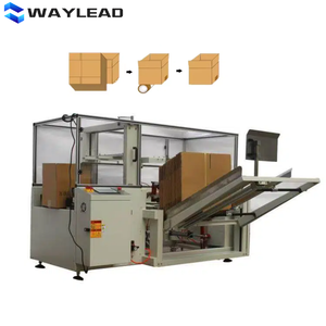 เครื่องประกอบกล่องกระดาษอัตโนมัติแบบสายพานคู่แนวตั้ง ขับเคลื่อนด้วยเซอร์โว สำหรับประกอบกล่องบรรจุภัณฑ์ - Product Image 2