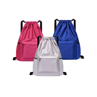 Polyester Bundle poche course sac à dos Portable étanche Shopping Pack hommes femmes Sports de plein air Gym Nylon sac à bandoulière
