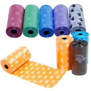 Sacs à déjections canines écologiques, biodégradables et compostables, en amidon de maïs, mignons, faciles à déchirer, anti-fuites, en matière plastique - Product Image 2