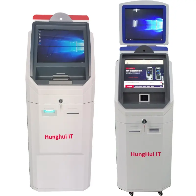 2 Cara Digital Semua Dalam Satu Terminal Pertukaran Koin Tunai Layar Sentuh Layanan Mandiri Mesin ATM Akseptor Pembayaran Kios
