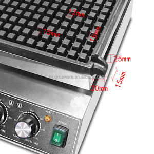 Piastra per <span class=keywords><strong>Waffle</strong></span> Belga in Ferro, Elettrodomestico da Cucina per Cottura di <span class=keywords><strong>Waffle</strong></span> e Croissant - Product Image 4