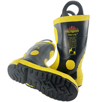 Bottes de pompier en caoutchouc conformes à la norme EN, chaussures de sécurité avec embout en acier, antidérapantes, bottes de lutte contre les incendies structurels, bottes de sauvetage incendie