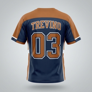 เสื้อลาครอสแบบคอวี แขนสั้น ผ้าตาข่าย ระบายอากาศได้ดี สกรีนหมายเลขทีม สำหรับทุกเพศ ราคาส่งถูก ผลิตตามสั่ง โพลีเอสเตอร์ 100% - Product Image 2