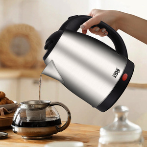กาต้มน้ำไฟฟ้า Winning Star ขนาด 1.8 ลิตร สแตนเลส ปิดอัตโนมัติ สำหรับชงชา กาแฟ - Product Image 2