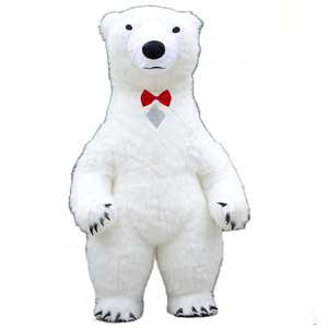 Costume Gonfiabile da Mascotte Orso Bruno Alto 2m/2.6m/3m per Parate e Sfilate - Offerta Speciale - Product Image 4