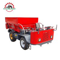 Épandeur de fumier hydraulique entièrement automatique pour serre, verger, ferme, épandeur d'engrais pour pelouse, vente chaude