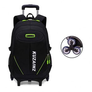 BSCI Travel duffel bag with <b>wheels</b> for carry-on suitcase luggage, overnight two-wheeled rolling <b>backpack</b> - Product Image 6