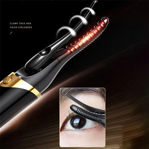 Vente en gros de recourbe-cils chauffant électrique portable personnalisé à rotation 360°, avec clip individuel en silicone USB pour rehaussement des cils - Product Image 4