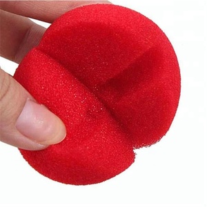<span class=keywords><strong>Nez</strong></span> de clown d'Halloween Couleur rouge Fête de bal personnalisée Boule éponge ronde rouge Éponge de cirque Mousse amusante <span class=keywords><strong>Nez</strong></span> de clown - Product Image 4