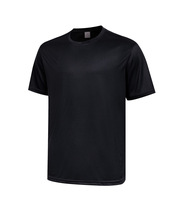 Kaos Olahraga Pria Lengan Pendek O-Neck Poliester 120g Motif Kotak-kotak Cepat Kering Bernapas Satu Potong Buatan Khusus