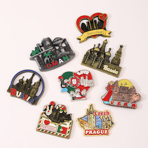 Imanes de nevera estilo vintage al por mayor OEM, recuerdos de viaje de lugares emblemáticos de todo el mundo - Product Image 4