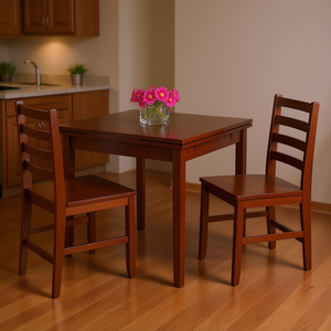 Pulman 3 pezzi tavolo di estensione con 2 sedie a scala per la sala da pranzo - Product Image 2