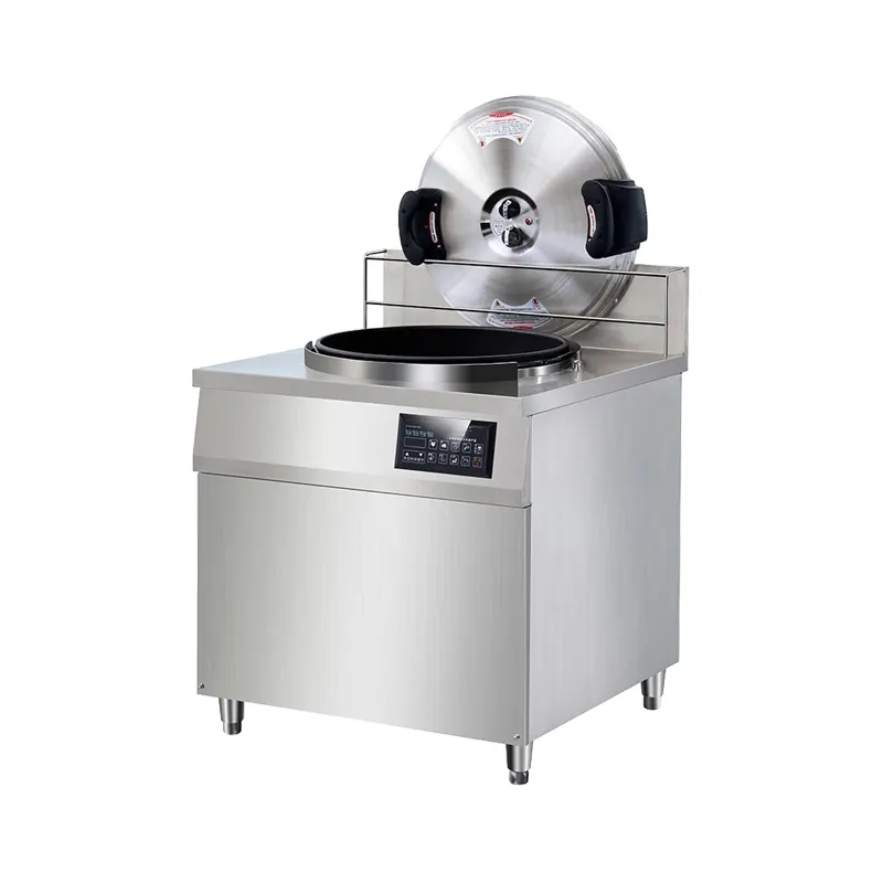 Fornire attrezzature commerciali di progettazione cucina molteplici funzioni pentola 100L 80Qt in acciaio inox pentola di riso a pressione elettrica