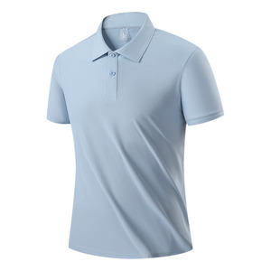 เสื้อโปโลโปรโมชั่น สไตล์ผู้ชาย แขนสั้น สีพื้น ผ้าโพลีเอสเตอร์ ใส่ได้ทุกวัน ไซส์ XS - Product Image 2