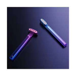 Vibration Home Use Facial Beauty Equipment LED Facial Skincare Face Tool EMS Red Light Therapy Wand