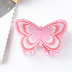 Korean Ins Style Solid Color Plastic Unisex Butterfly Hair Claw Clips Daily Use Elegant Accessories Wholesale - Product Image 5