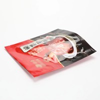 Sachet Doypack Transparent pour Aliments avec Fond Carré Transparent pour Salades, Gâteaux et Pizzas - Tailles Personnalisées Disponibles (BOPA(PET)/PE)