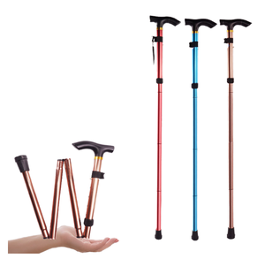 Bastone da <span class=keywords><strong>Trekking</strong></span> pieghevole regolabile per anziani pieghevole bastone da mobilità - Product Image 6