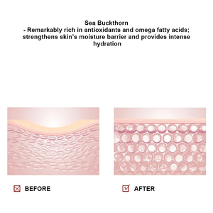 Crema <span class=keywords><strong>de</strong></span> Día y Noche con Extracto <span class=keywords><strong>de</strong></span> Espino Amarillo y Caléndula, Hidratante Profunda, Reparadora Facial Natural - Product Image 2