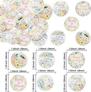 54 Pezzi Decorazioni per Cupcake a Forma di Fiori Selvatici Commestibili in Carta Wafer Ecologica per Baby Shower e Feste di <span class=keywords><strong>Compleanno</strong></span> - Product Image 2
