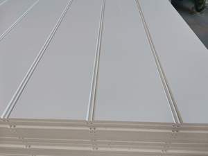 Pannello Decorativo in MDF Bianco Tipo V da 9mm, Design Moderno, Standard <span class=keywords><strong>di</strong></span> Emissione <span class=keywords><strong>di</strong></span> Formaldeide E1 per Rivestimenti - Product Image 5