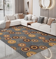 Ensembles de Tapis et Moquettes en TPE Modernes Personnalisés de Haute Qualité, Tuftés à la Main, à Motif Floral avec Logo et Découpe Personnalisée pour Hôtels, Maisons, et Salles d'Échantillons