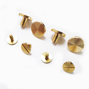 Tornillos <span class=keywords><strong>Chicago</strong></span> de aluminio de cabeza plana para manualidades en cuero, cinturones y bolsos - Product Image 2