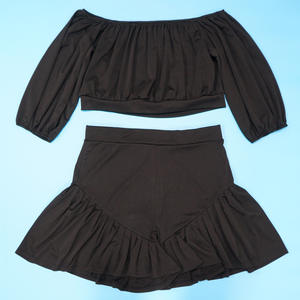 Весенняя популярная новинка, свободная элегантная повседневная футболка и шорты с принтом, комплект из двух предметов, Женский 2025 - Product Image 3