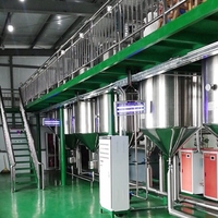 1-10tpd Palmfruit Koken Eetbare Olie Raffinage Rbd Apparatuur Olieraffinaderij Fabriek Voor Ruwe Olie Productie Fabriek Lijn