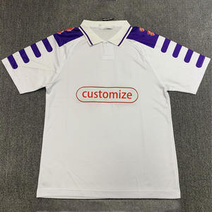 Maillot de football rétro à manches courtes 98-99 de gros, uniforme de football thaïlandais, vêtements de sport, entraînement - Product Image 1