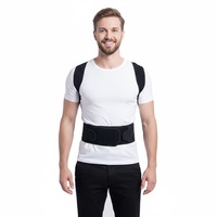 Correcteur de posture confortable avec ajustement facile, améliore la conscience posturale, sangle d'épaule, soutien dorsal, protection post-partum