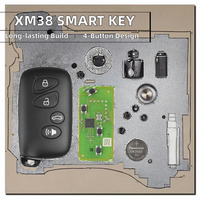 Clés de véhicule intelligentes universelles XHORSE FW-CR07 Série XM38 VVDI2 VVDI pour Key Tool Max Pro 4 boutons Entrée sans clé