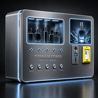Machine de test de parfum avec écran tactile 10,1 pouces, capacité de 100 ml, paiement sans argent liquide et machine à vaporiser le parfum