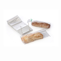 Sacs à provisions en plastique alimentaire imprimés personnalisés sacs à emporter emballage de pain gâteau bonbons muffin dessert sac à emporter pour boulangerie