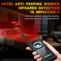 Nouveau détecteur de signal F888 AI anti-espionnage portable, alarme personnelle, localisateur GPS RF, écran tactile complet, batterie au lithium rechargeable