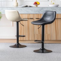 Chaise de bar nordique de luxe léger, tabouret haut pivotant et réglable en hauteur, pour bar à domicile, comptoir de bar et îlot de cuisine, usage commercial