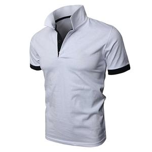 Alta calidad transpirable personalizado 100% algodón deportes hombres Polo camisetas negocios manga corta POLO manga corta Hombre Camiseta polo - Product Image 1