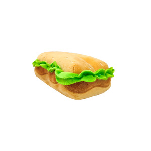 Commercio all'ingrosso 2025 28cm giocattoli interattivi di peluche per cani Hot dog fritti di pollo amburg bevanda ripiena di giocattoli da masticare-Joyce - Product Image 2