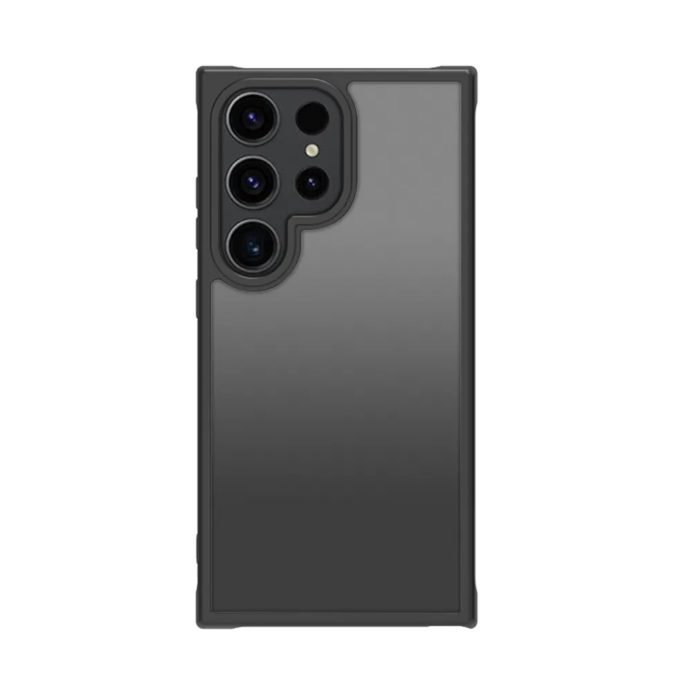 Dernier TPU + PC Skin Feeling Matte Hybrid Slim Shockproof Full Cover Mobile Phone Case pour Samsung Galaxy S24 Ultra