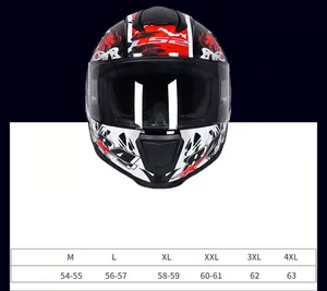 Bluetooth High Hardness Colorful Full Face Helmet Motorcycle Racing Riding Helmet