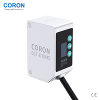Capteur de déplacement laser CORON 305 mm avec écran OLED GLT-D30PIR, câble de 2 m, commutation PNP + analogique 4-20 mA + communication RS485