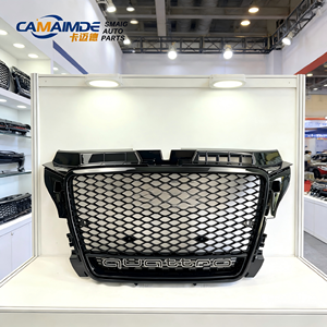 กระจังหน้าพลาสติกดัดแปลงรุ่นใหม่ Camaimde สำหรับ <span class=keywords><strong>Audi</strong></span> A3 S3 <span class=keywords><strong>RS3</strong></span> <span class=keywords><strong>Q3</strong></span> RSQ3 ปี 2009-2012 - อะไหล่ตกแต่ง/อัพเกรด - Product Image 3