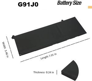 BATERÍA DE PORTÁTIL G91J0 para De Latitude 3320 3420 3520 <span class=keywords><strong>3510</strong></span> <span class=keywords><strong>Vostro</strong></span> 3511 3515 5310 5410 5415 5510 5515 - Product Image 3