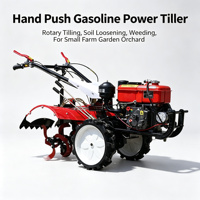 Mini motoculteur à essence manuel pour potager et jardin de marché