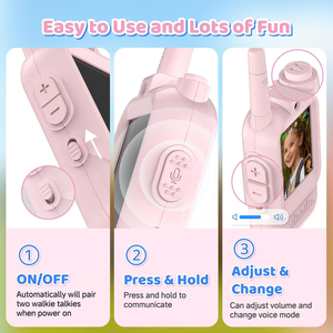 Walkie Talkie con Video para Niños de 4 a 12 Años, Juguete Interactivo para Padres e Hijos, Alcance de 1.5 km, Walkie Talkies para Niños - Product Image 6