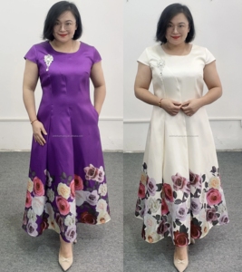 Vestidos de Iglesia de Manga Corta para Mujer, Tallas Grandes, Nuevas Llegadas - Product Image 1