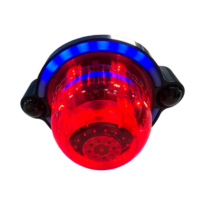 Luce lampeggiante Led stroboscopica con cicalino impermeabile allarme acustico spia di emergenza faro - Product Image 3